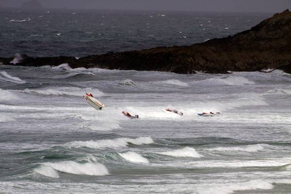 22nd April 2012 - Round two of the Zapcat Newquay Grand Prix at Fistral Bay.