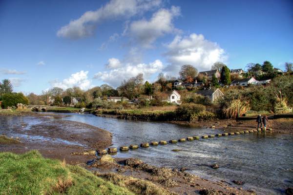 19th February 2011 - Use the stepping stones to cross the River Lerryn.