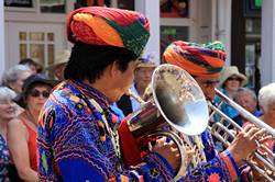 Penzance - Mazey day - Street entertainers