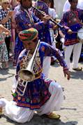 Penzance - Mazey day - Street entertainers