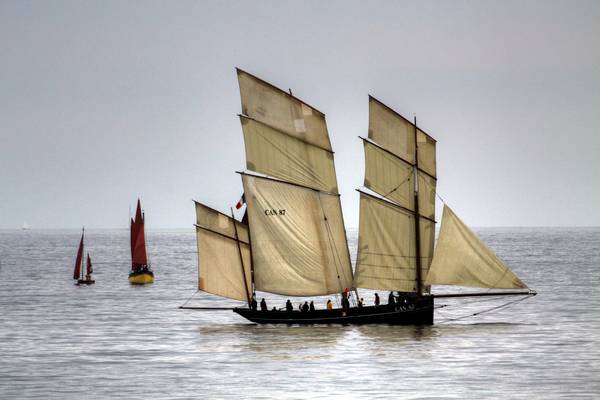 5th June 2011 - Day two of the Looe Lugger Regatta.