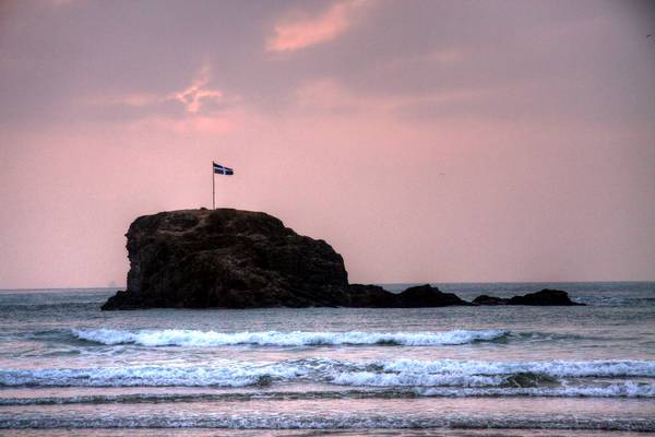 5th March 2011 - St Piran's day in Perranporth.