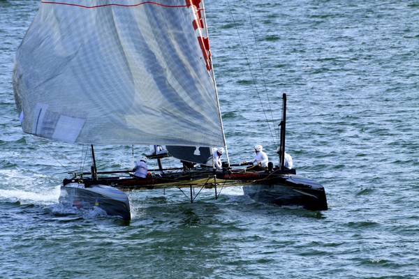 15th September 2011 - America's Cup World Series - Race day 4 in Plymouth Sound.